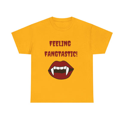 Unisex Heavy Cotton Tee - Feeling Fangtastic