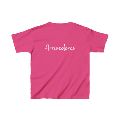 "Ciao" & "Arrivederci" (Italian Greetings) Kids Heavy Cotton™ Tee