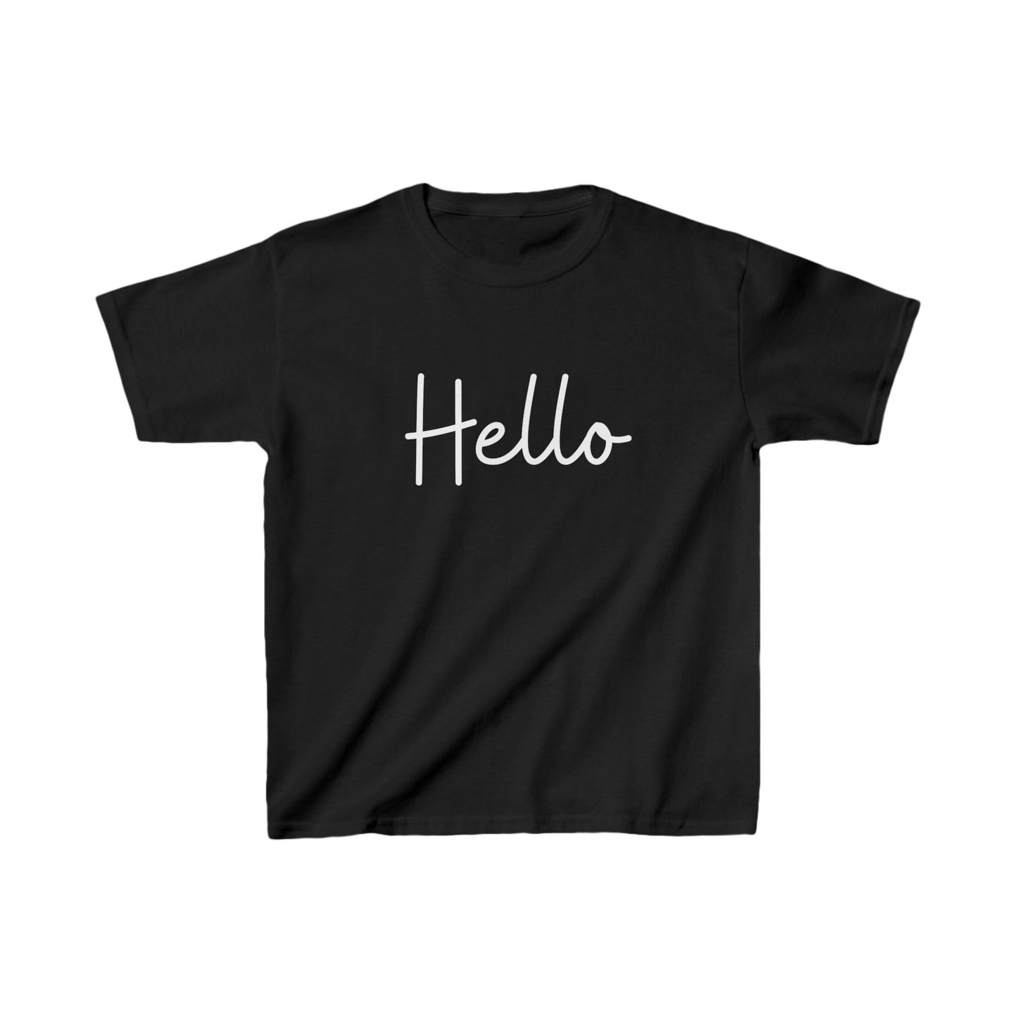 "Hello" & "Goodbye" (English Greetings) Kids Heavy Cotton™ Tee