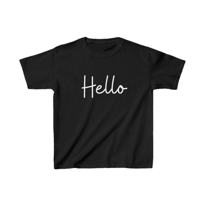 "Hello" & "Goodbye" (English Greetings) Kids Heavy Cotton™ Tee