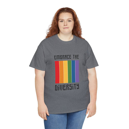 Unisex Heavy Cotton Tee - Embrace The Diversity