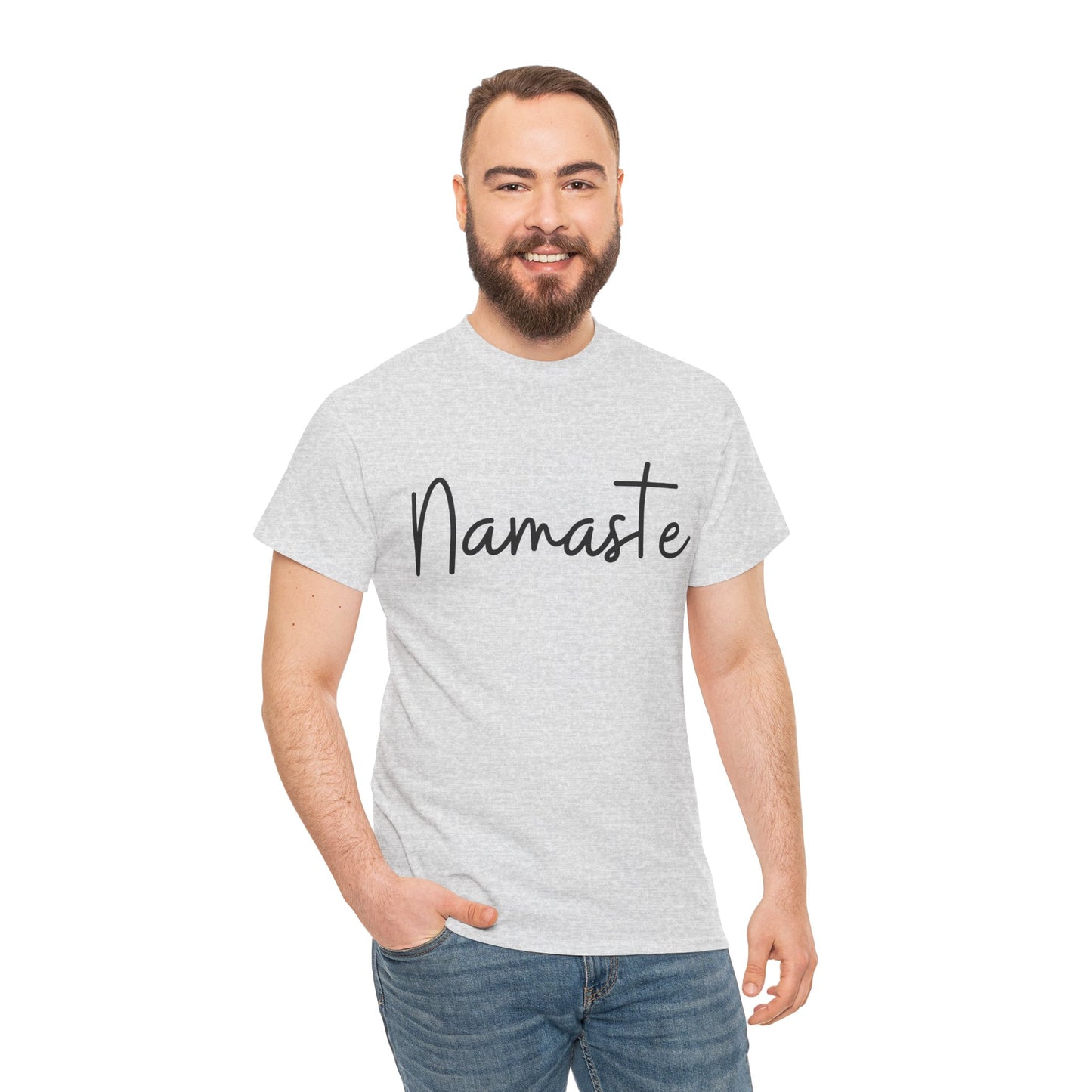 "Namaste" (Hindi Greeting) Unisex Heavy Cotton Tee