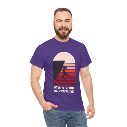 Climbing Adventure 1 - Unisex Heavy Cotton Tee