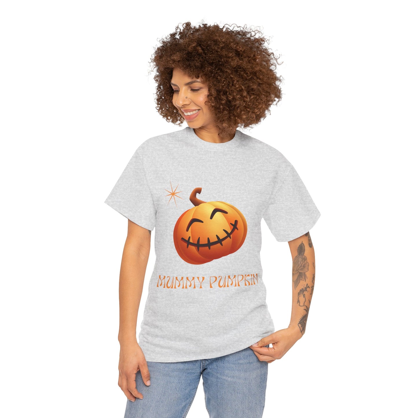 Mummy Pumpkin - Unisex Heavy Cotton Tee