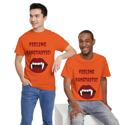 Unisex Heavy Cotton Tee - Feeling Fangtastic