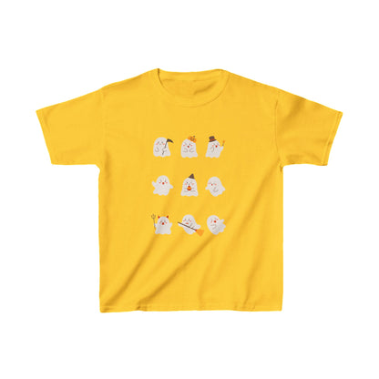 Kids Heavy Cotton™ Tee - Busy Ghosts