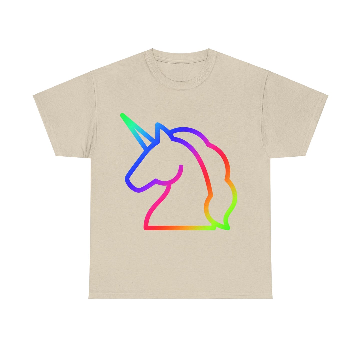 Vibrant, rainbow, colourful unicorn. Ideal for any animal or wildlife lover.  T-SHIRT Use your imagine, bringing magic and sparkle to your life.