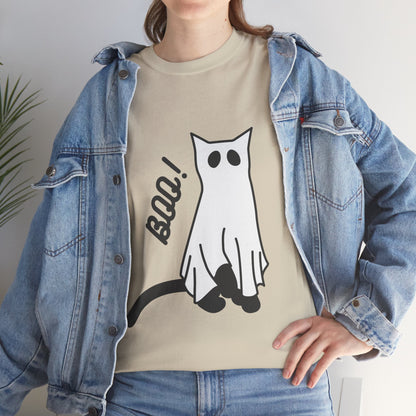 Unisex Heavy Cotton Tee - Boo Cat