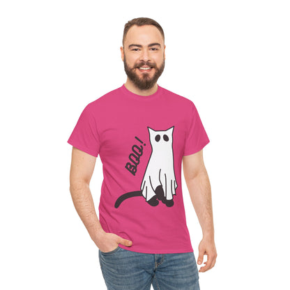 Unisex Heavy Cotton Tee - Boo Cat