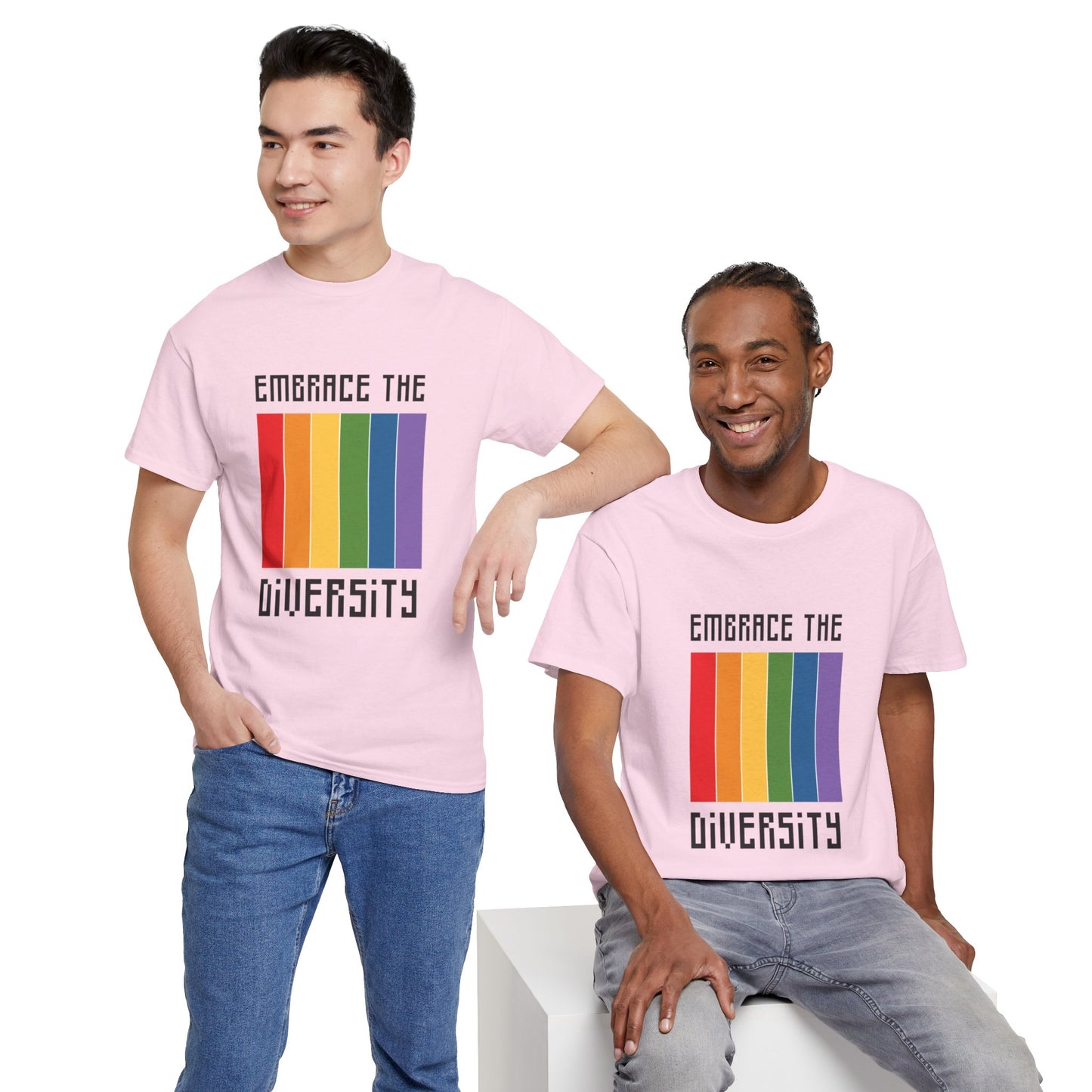 Unisex Heavy Cotton Tee - Embrace The Diversity