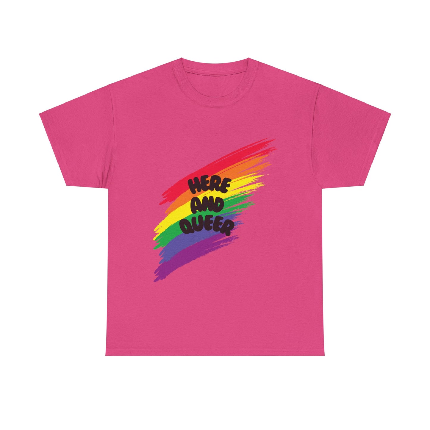 Unisex Heavy Cotton Tee - Here And Queer