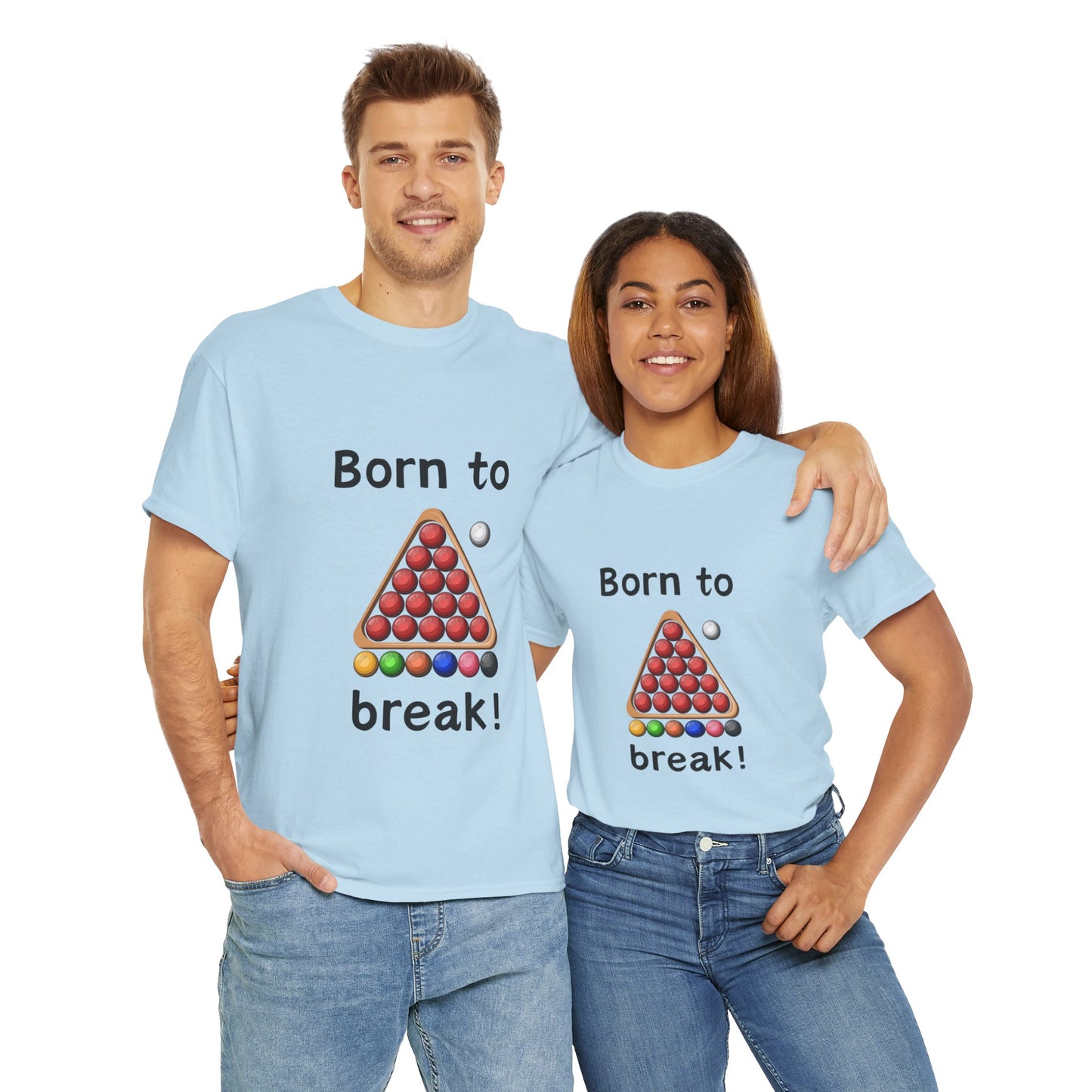 Unisex Heavy Cotton Tee - Born To Break