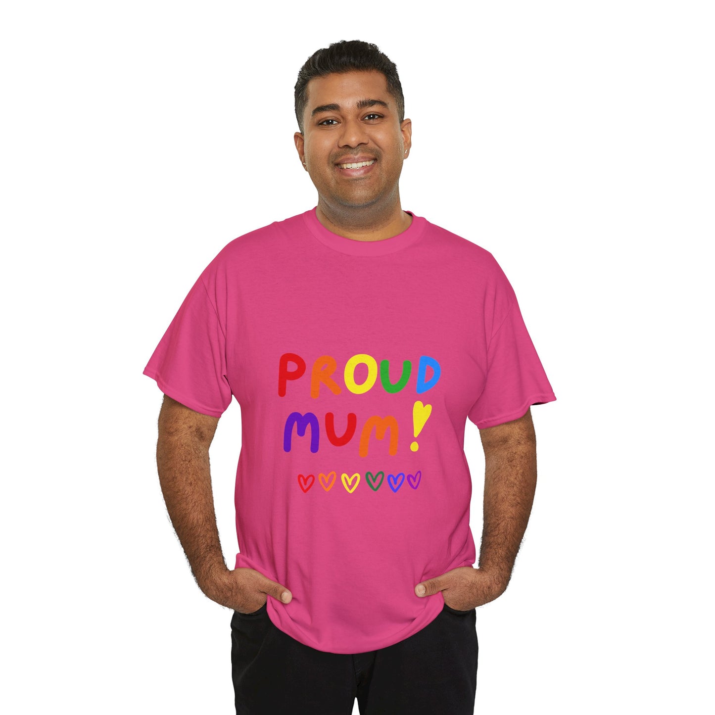 Unisex Heavy Cotton Tee - Proud Mum