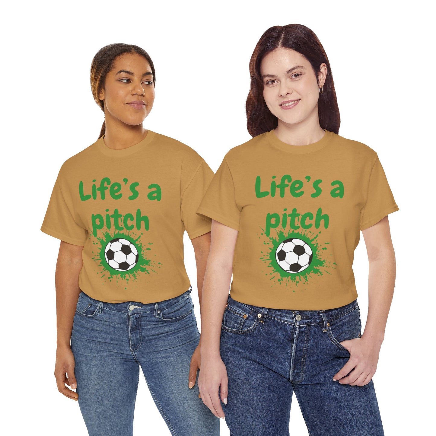 Unisex Heavy Cotton Tee - Life's A Pitch