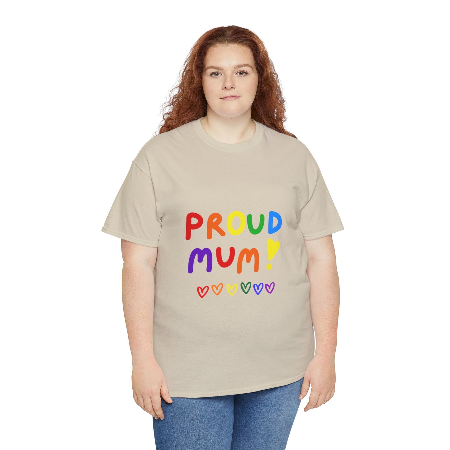 Unisex Heavy Cotton Tee - Proud Mum