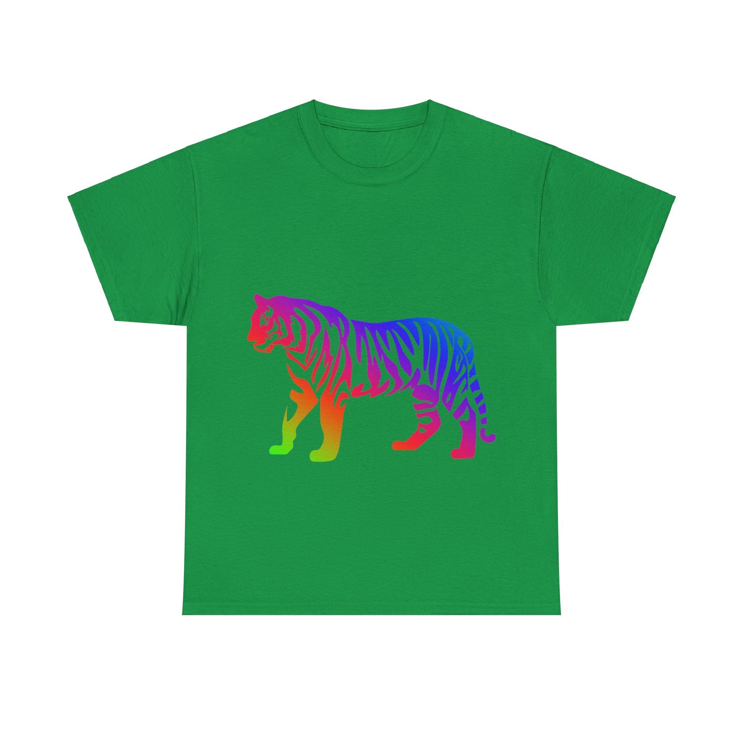 Vibrant, rainbow, colourful tiger. Ideal for any animal or wildlife lover.  T-SHIRT