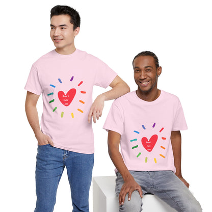 Unisex Heavy Cotton Tee - Don't Hate Love