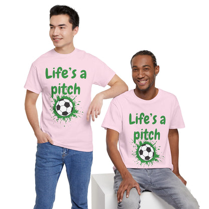 Unisex Heavy Cotton Tee - Life's A Pitch