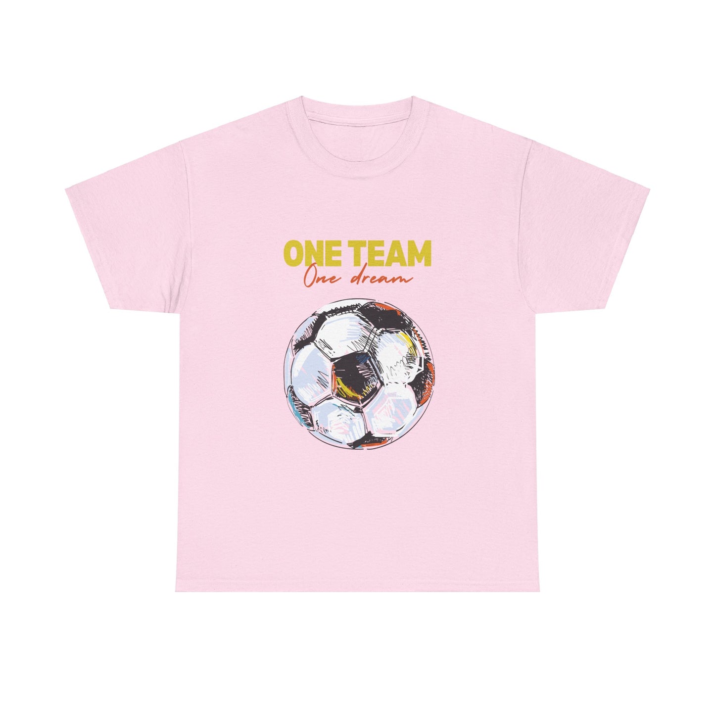 Unisex Heavy Cotton Tee - One Team, One Dream