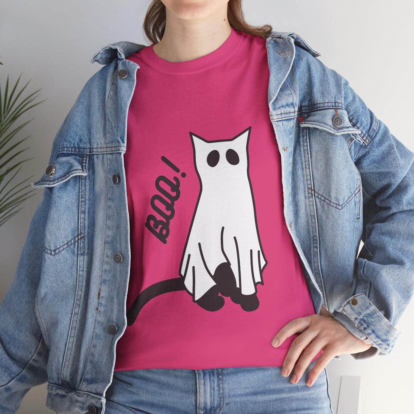 Unisex Heavy Cotton Tee - Boo Cat