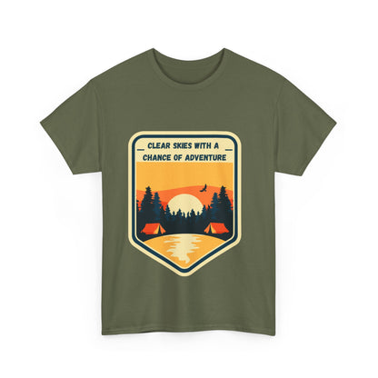 Unisex Heavy Cotton Tee - Chance Of Adventure