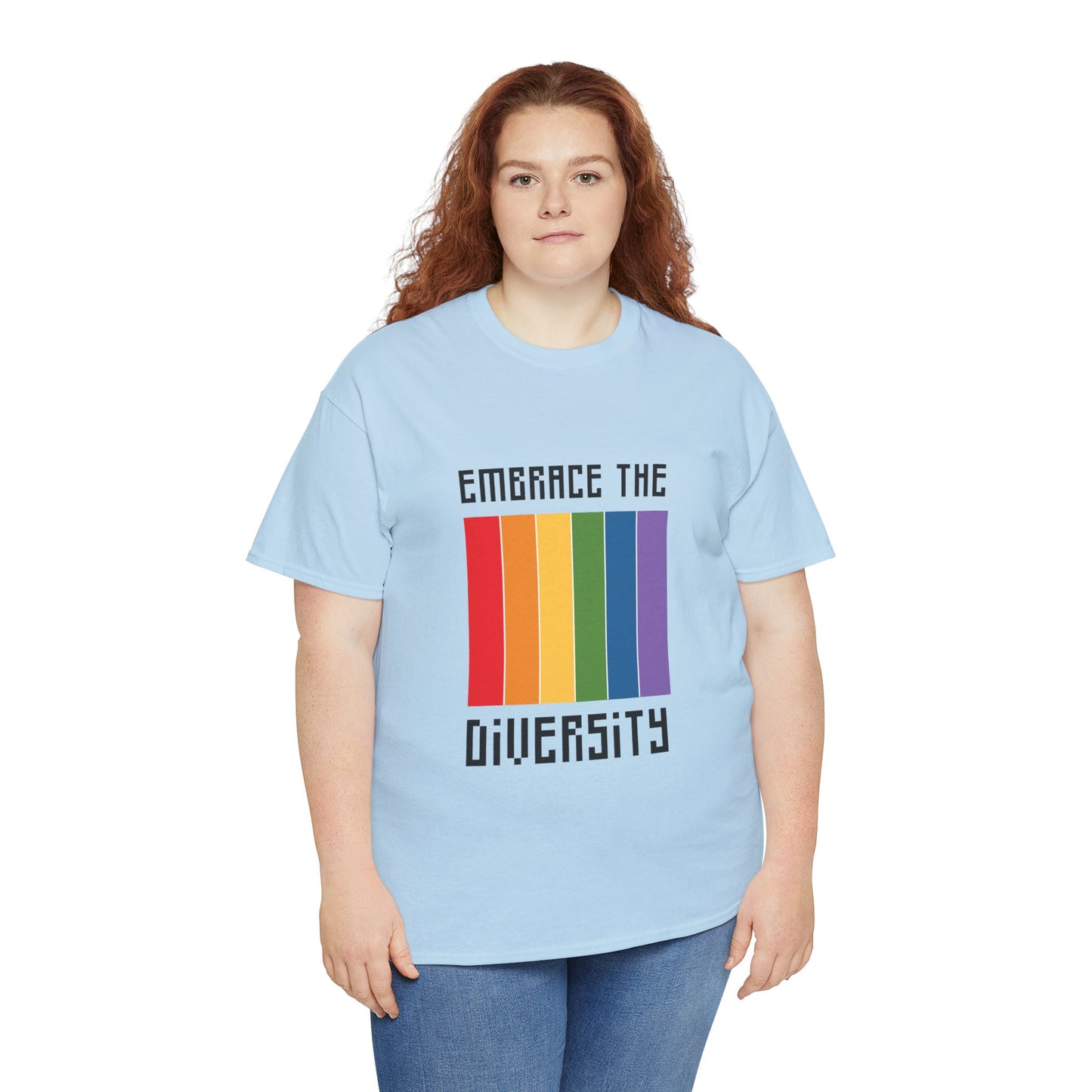 Unisex Heavy Cotton Tee - Embrace The Diversity