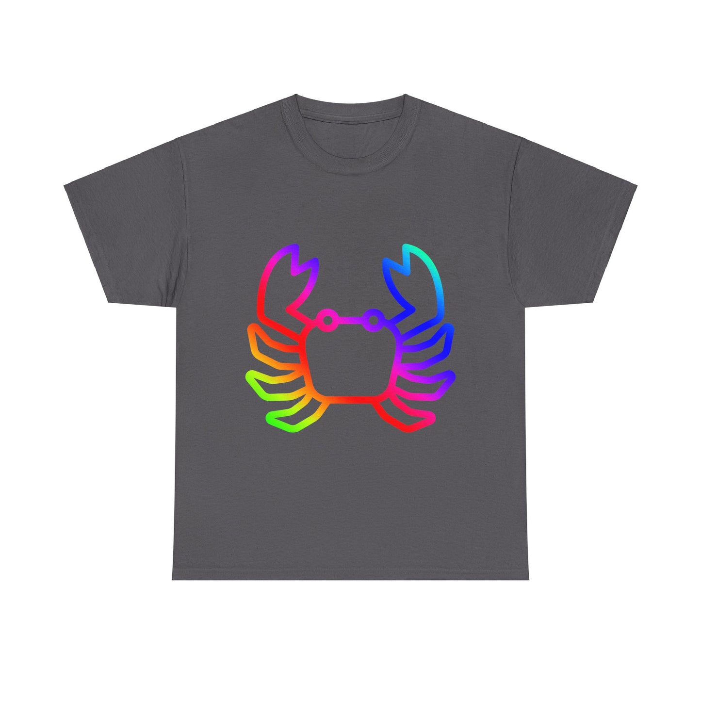 Vibrant, rainbow, colourful crab. Ideal for any animal or wildlife lover.  T-SHIRT