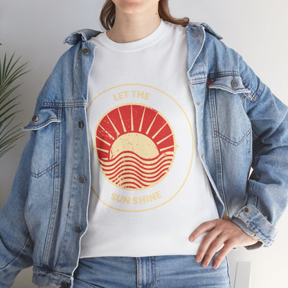 Unisex Heavy Cotton Tee - Let The Sun Shine