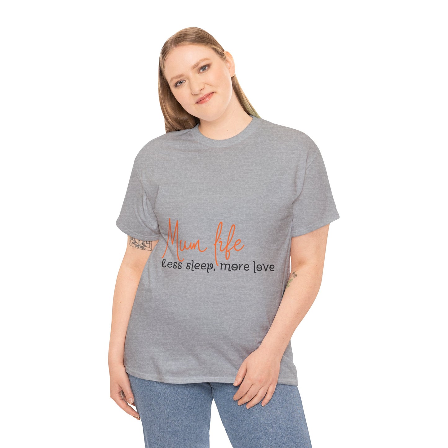 Unisex Heavy Cotton Tee - Mum Life