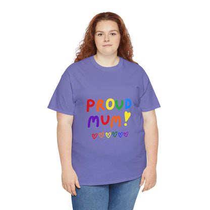 Unisex Heavy Cotton Tee - Proud Mum