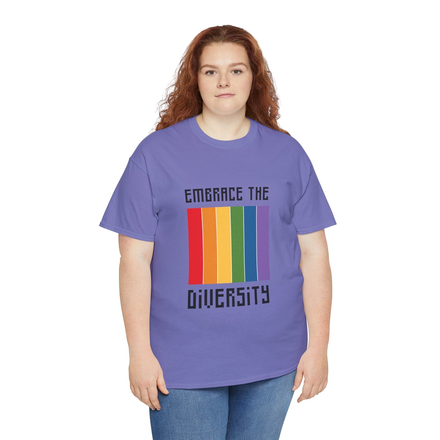 Unisex Heavy Cotton Tee - Embrace The Diversity