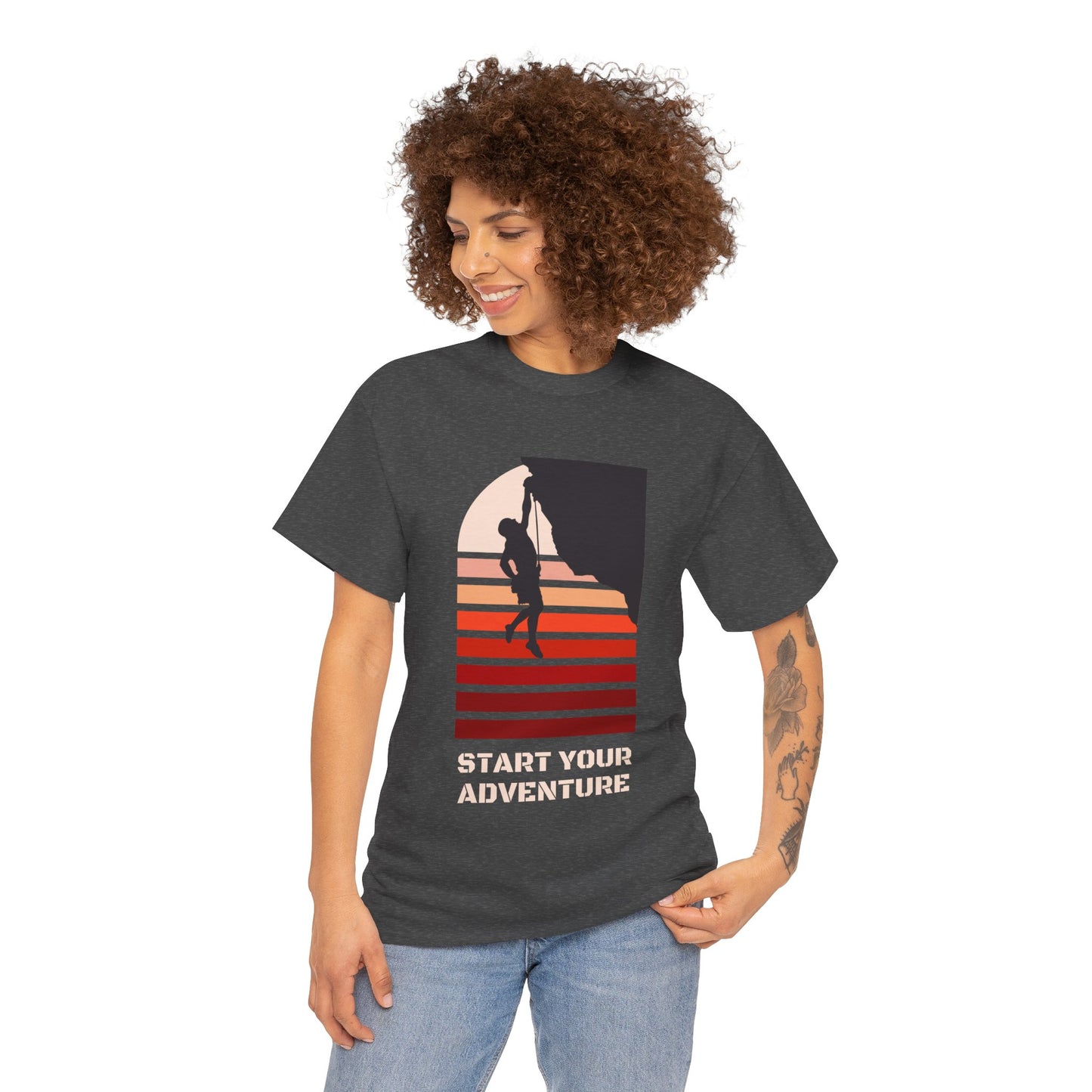 Climbing Adventure - Unisex Heavy Cotton Tee