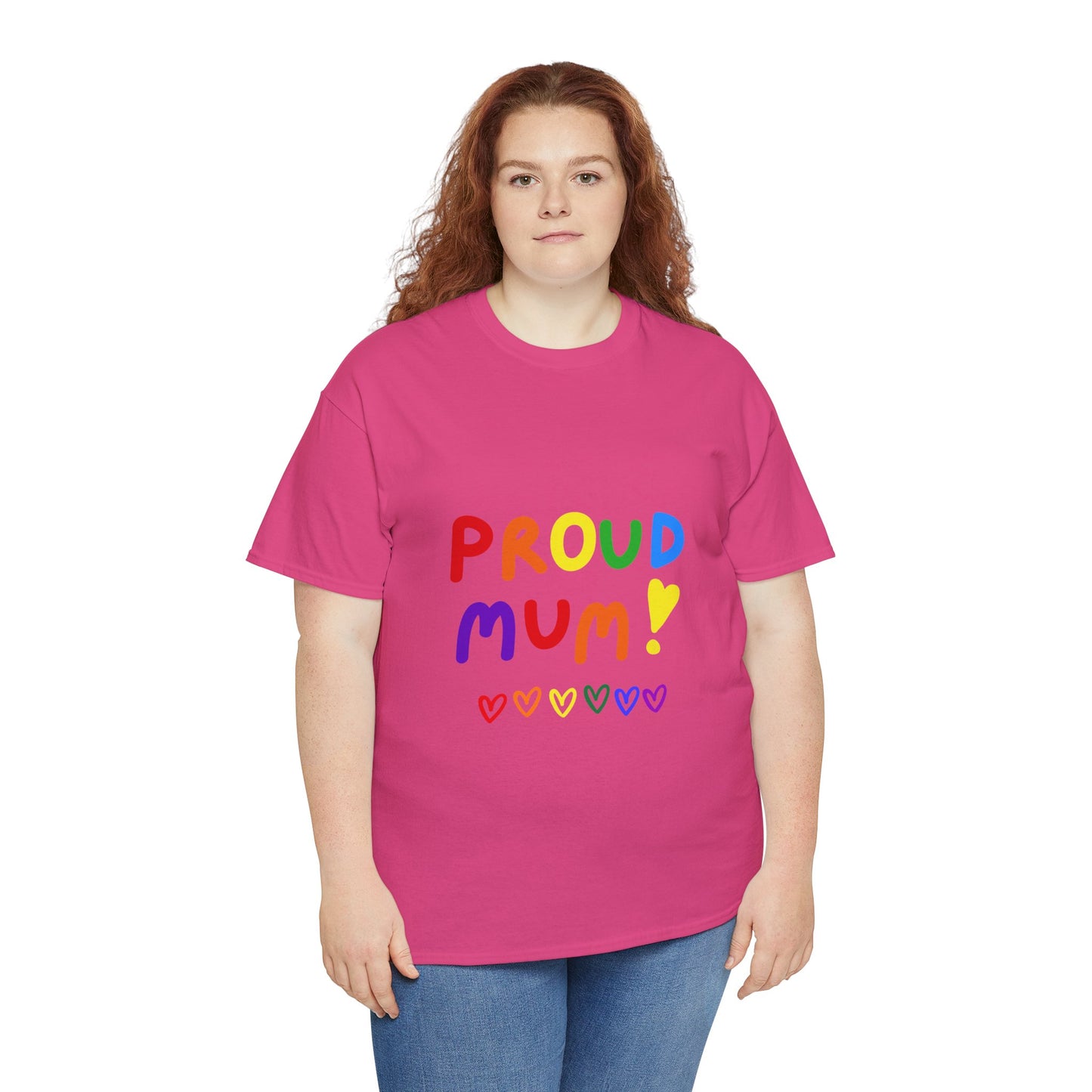 Unisex Heavy Cotton Tee - Proud Mum