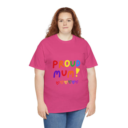 Unisex Heavy Cotton Tee - Proud Mum