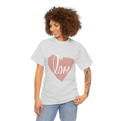 Love Heart - Unisex Heavy Cotton Tee