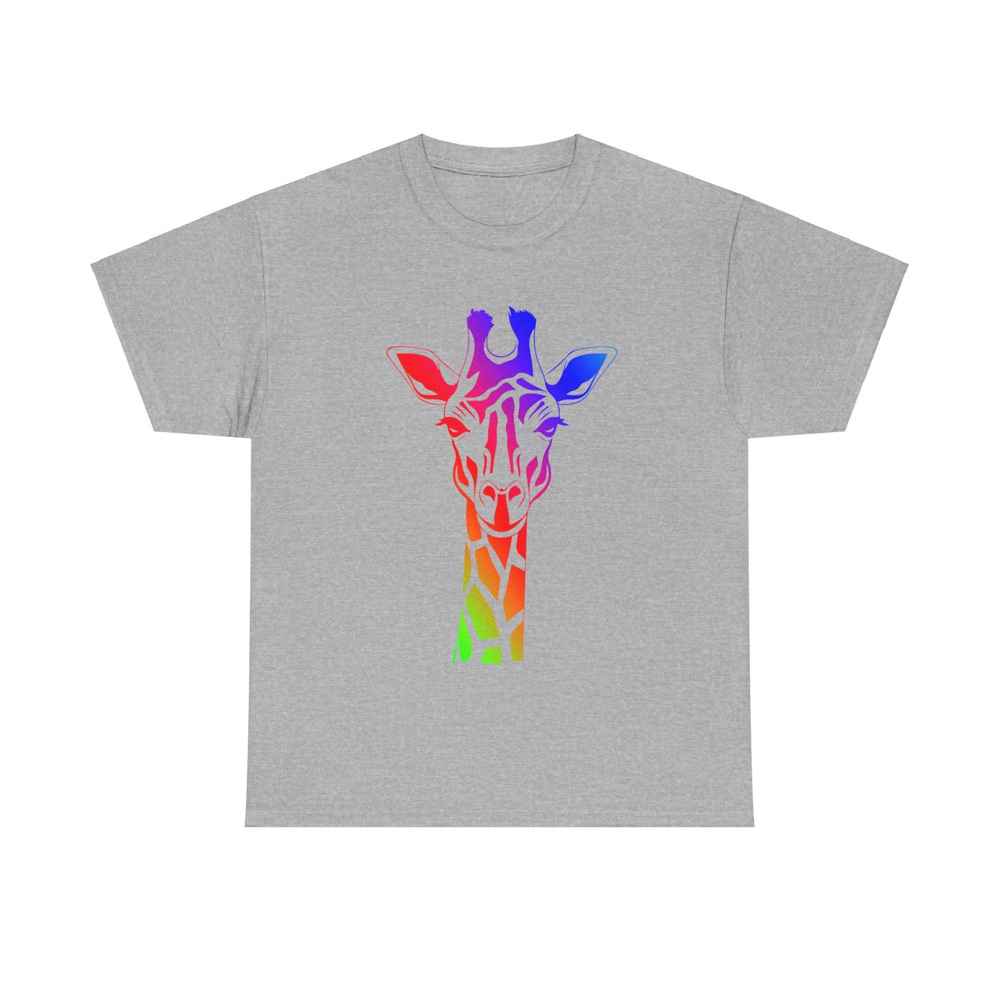 vibrant animal lover t-shirt with colourful rainbow gecko outline. Great for as a gift. Great for wildlife adventures.