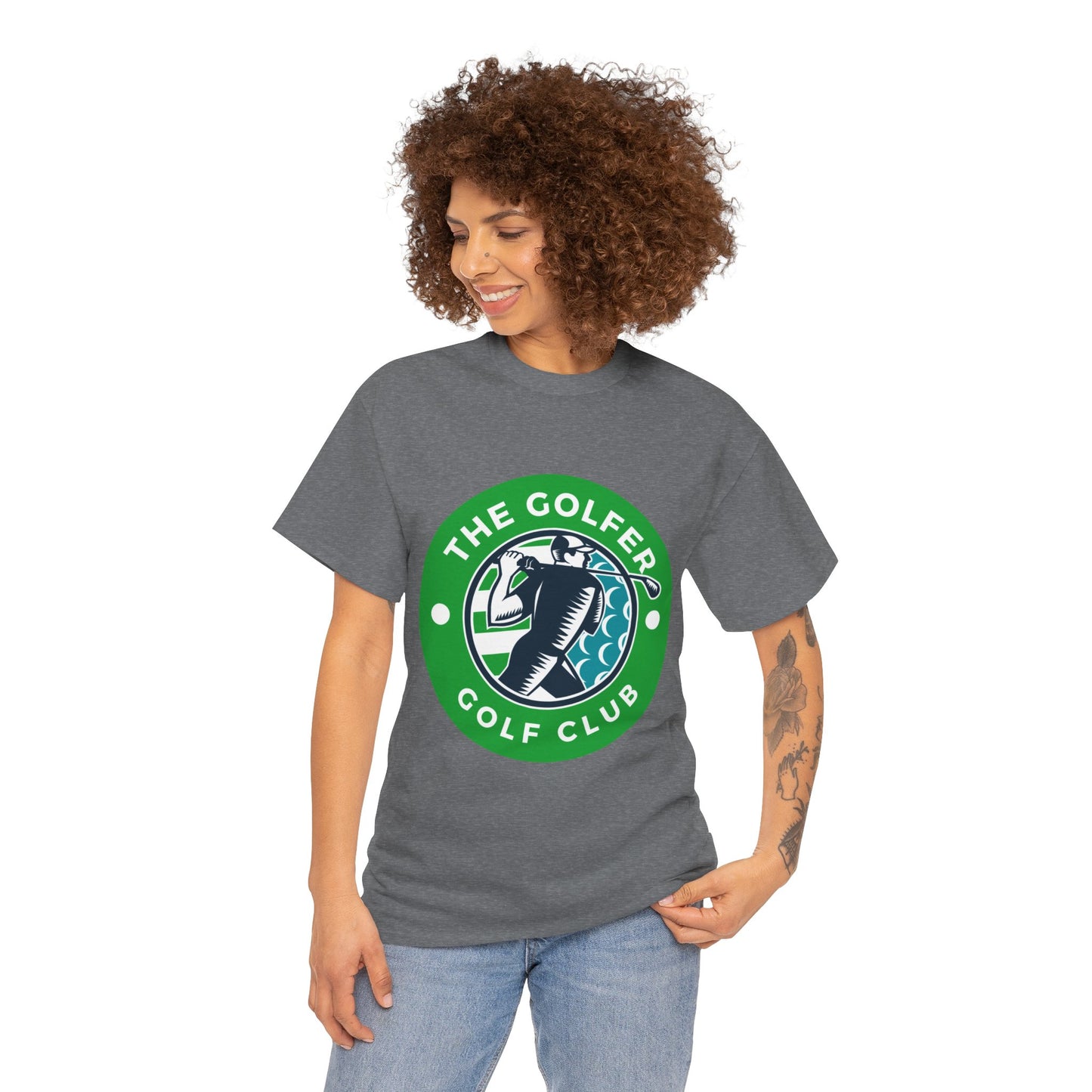 Unisex Heavy Cotton Tee - Golf Club