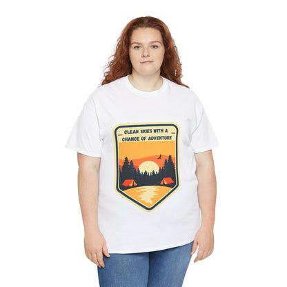 Unisex Heavy Cotton Tee - Chance Of Adventure