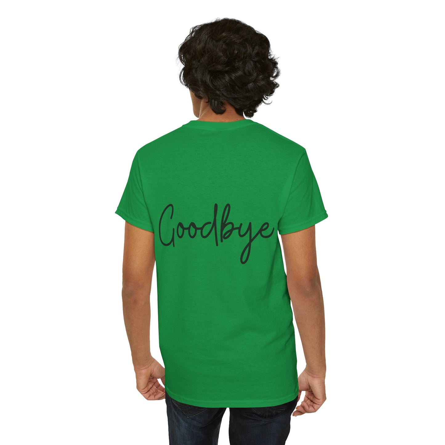 "Hello" & "Goodbye" (English Greeting) Unisex Heavy Cotton Tee