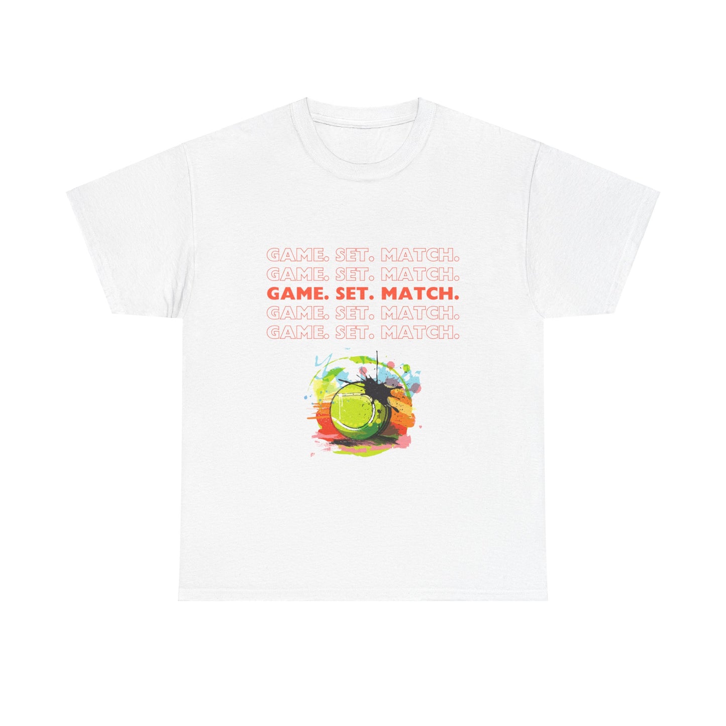 Unisex Heavy Cotton Tee - Game, Set, Match