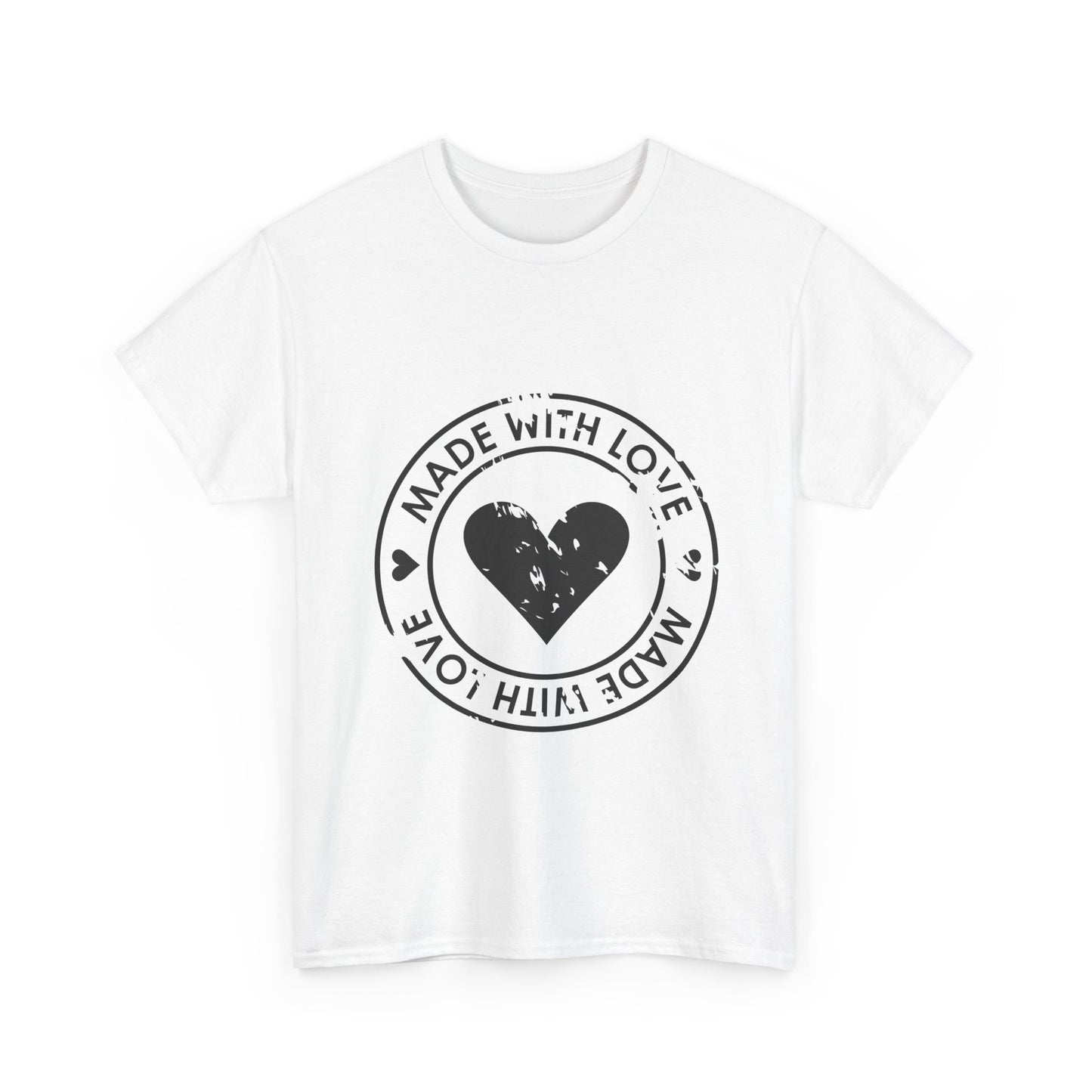 Made With Love - Unisex Heavy Cotton Tee