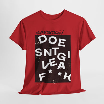 Unapologetically Doesn't Give a F**k Scramble Tee