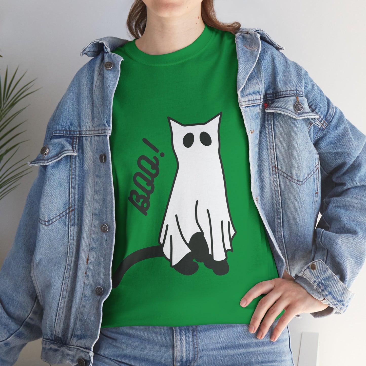 Unisex Heavy Cotton Tee - Boo Cat