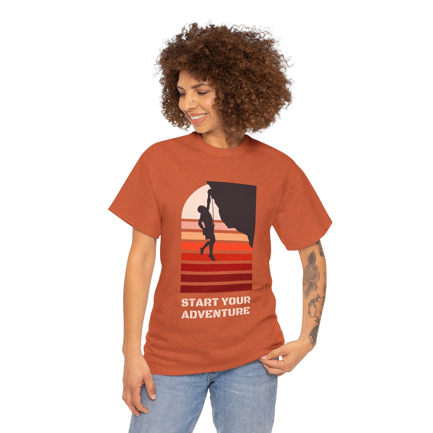 Climbing Adventure - Unisex Heavy Cotton Tee