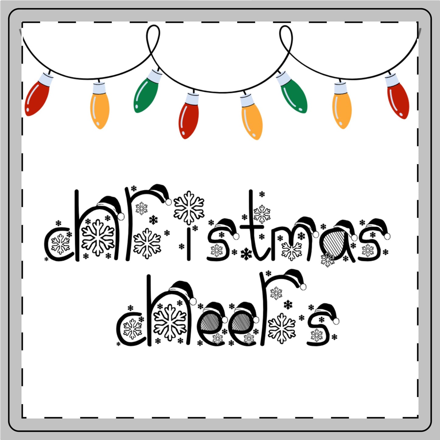 Christmas Cheers - Ceramic Coaster