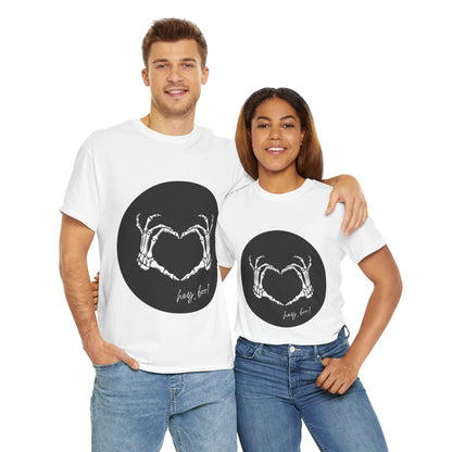 Unisex Heavy Cotton Tee - Skeleton Boo