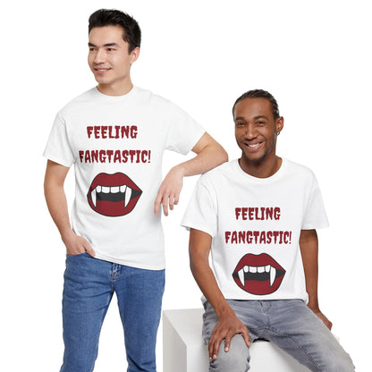 Unisex Heavy Cotton Tee - Feeling Fangtastic