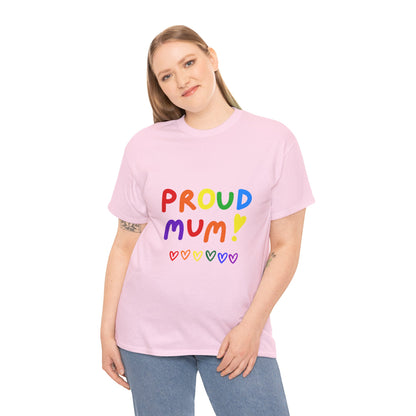 Unisex Heavy Cotton Tee - Proud Mum