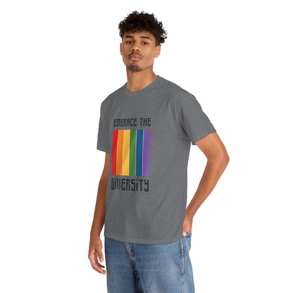 Unisex Heavy Cotton Tee - Embrace The Diversity