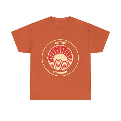 Unisex Heavy Cotton Tee - Let The Sun Shine